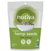 Nutiva hemp seed shelled raw ready to sprinkle on cereals