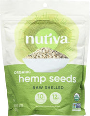 Nutiva hemp seed shelled in a smoothie bowl for omega-3 boost