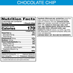 Nutri-Grain Power-Fulls bite close-up displaying chewy texture with chips.