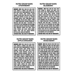 Nutri-Grain Soft Baked Bars blueberry flavor for kids snack