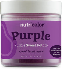 Nutricost Nutricolor bottle pour shows vibrant purple hue for drinks