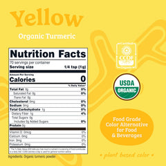Nutricost Nutricolor yellow turmeric powder scoop demonstrates easy dosing for recipes