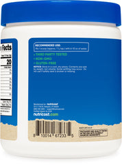 Nutricost Pineapple Powder container used in baking and cooking.