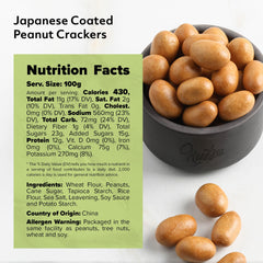 Close-up of the crunchy soy-flavored coating around peanuts.