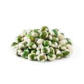 NUTS U.S. Wasabi Coated Green Peas bag front showing bold vegan snack with crunch