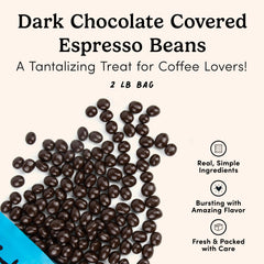 Nuts.com dark chocolate coating highlights bold coffee flavor.