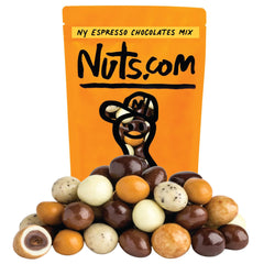 Nuts.com NY Espresso Chocolates Mix 2lb bag on display for office snacking
