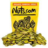 Nuts.com Organic Pumpkin Seeds 2 lb Bag shell-free pepitas for snacking and toppings