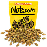 Nuts.com roasted pepitas in a 2lb bag, protein-rich snack