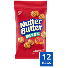 Nutter Butter Bites peanut shell-texture design adds playfulness