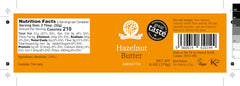 Nutural World smooth hazelnut butter drizzle on ice cream for depth