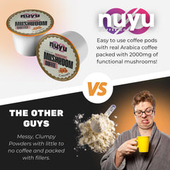 Nuyu Lion's Mane blend with supporting mushrooms for daily focus