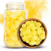 NY Spice Shop Sanded Lemon Drops pack shows tangy-sweet lemon candy for snacking