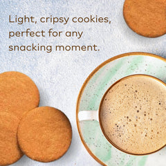 Nyakers Ginger Snaps vegan recipe, reflecting authentic Swedish baking tradition.