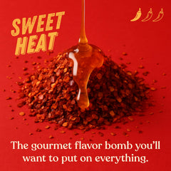 Hot Honey Sweet Heat noodles dressed with a spicy-sweet sheen.