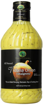 Oak Hill Farms Vidalia Onion Vinaigrette bottle for flavorful salads