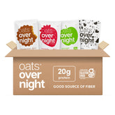 Oats Overnight classic variety pack front view for quick gluten-free breakfast.