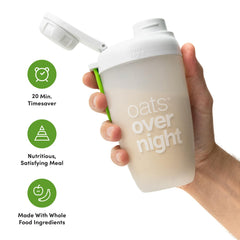 Oats Overnight Smores cocoa marshmallow bits show flavor and texture.