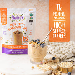 Oatsome organic gluten free oats ingredients for a healthy breakfast