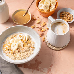 Oatsome Overnight Oats with 11g protein per serving