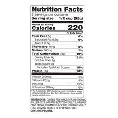 Oatsome PBfit Overnight Oats mix highlighting peanut butter and seeds