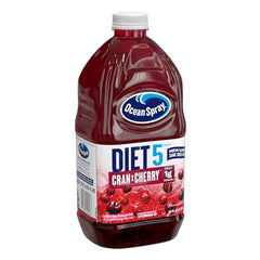 Ocean Spray Diet Cran-Cherry bottle back nutrition facts