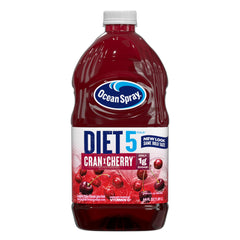 Ocean Spray Diet Cran-Cherry bottle front showcasing bold flavor