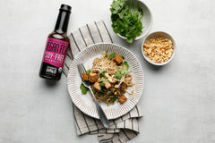 Ocean's Halo Organic Vegan Fish Sauce used in a savory dressing.
