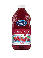 Ocean Spray Cran-Cherry 64oz bottle showing bold fruit blend for family refreshment