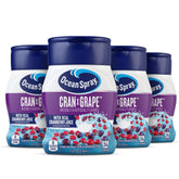 Ocean Spray Cran-Grape bottle highlighting zero sugar for on-the-go hydration.