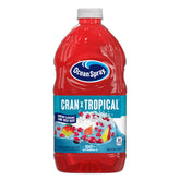Ocean Spray Cran-Tropical bottle with bold cranberry-tropical flavor for refreshing moments.