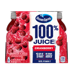 Ocean Spray cranberry juice bottle 10oz ready for on-the-go hydration