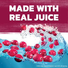 12-pack display of Ocean Spray Cranberry Juice Cocktail kept cool for gatherings.