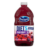 Ocean Spray Diet Cran-Grape bottle-pack showing a low-calorie flavor option