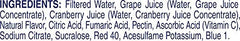Ocean Spray Diet Cran-Grape being poured into a glass for a refreshing mocktail