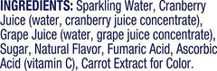 Ocean Spray Sparkling Cranberry 24-pack display shows convenient multi-pack option.