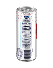 Ocean Spray Sparkling Cranberry pours into a glass for a fizz-filled drink.