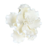 O'Creme Peony gumpaste flowers, 4-5 inch set, ideal wedding cake toppers