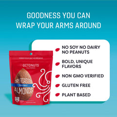 OCTONUTS keto-friendly almond snack supports low-carb snacking with fiber.