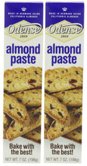Odense almond paste pack of 2 7oz, ideal for moist, flavorful pastries.