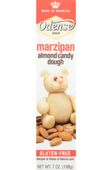 Odense marzipan roll front view, 3-pack ideal for sharing