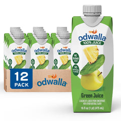 Odwalla Green Juice bottle with nopal cactus promotes refreshing natural hydration.