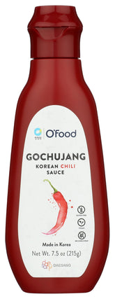 OFOOD Gochujang Korn Sauce bottle showcasing bold flavor ideal for grilling