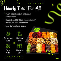 Oh! Nuts premium dried fruits and nuts gift box stacked for celebration