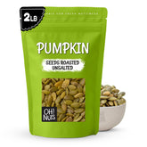 Oh! Nuts pumpkin seeds roasted unsalted in resealable bag for fresh snacking
