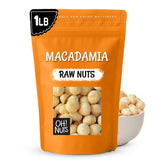 Oh! Nuts raw jumbo macadamia nuts in resealable bulk bag.