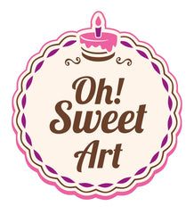 Oh! Sweet Art Rainbow Disco Cake Dust on fondant creates a vibrant, shimmering finish for cupcakes and cake pops.