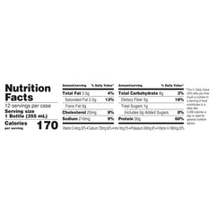 Oikos Vanilla Protein Shake on-shelf display for quick pickup