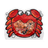 Okabe Kanikko crab snack packaging front, great for quick savory bites.