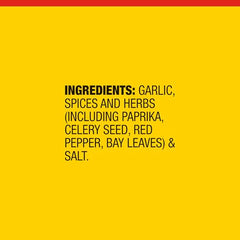 Dry rub with Old Bay Garlic & Herb on chicken.